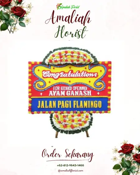 Sewa Papan Bunga Beruntung Baru